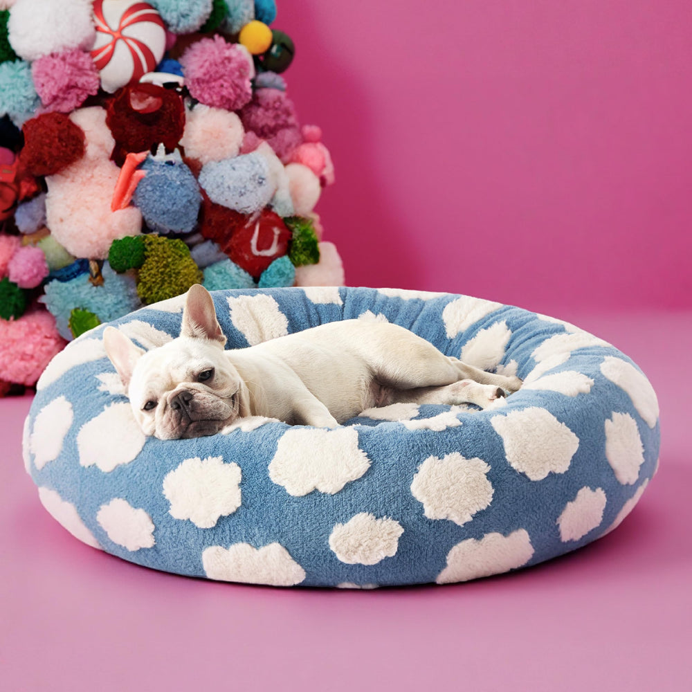 LE SURE Donut Dog Bed bolstered edges provide a sense of security during rest