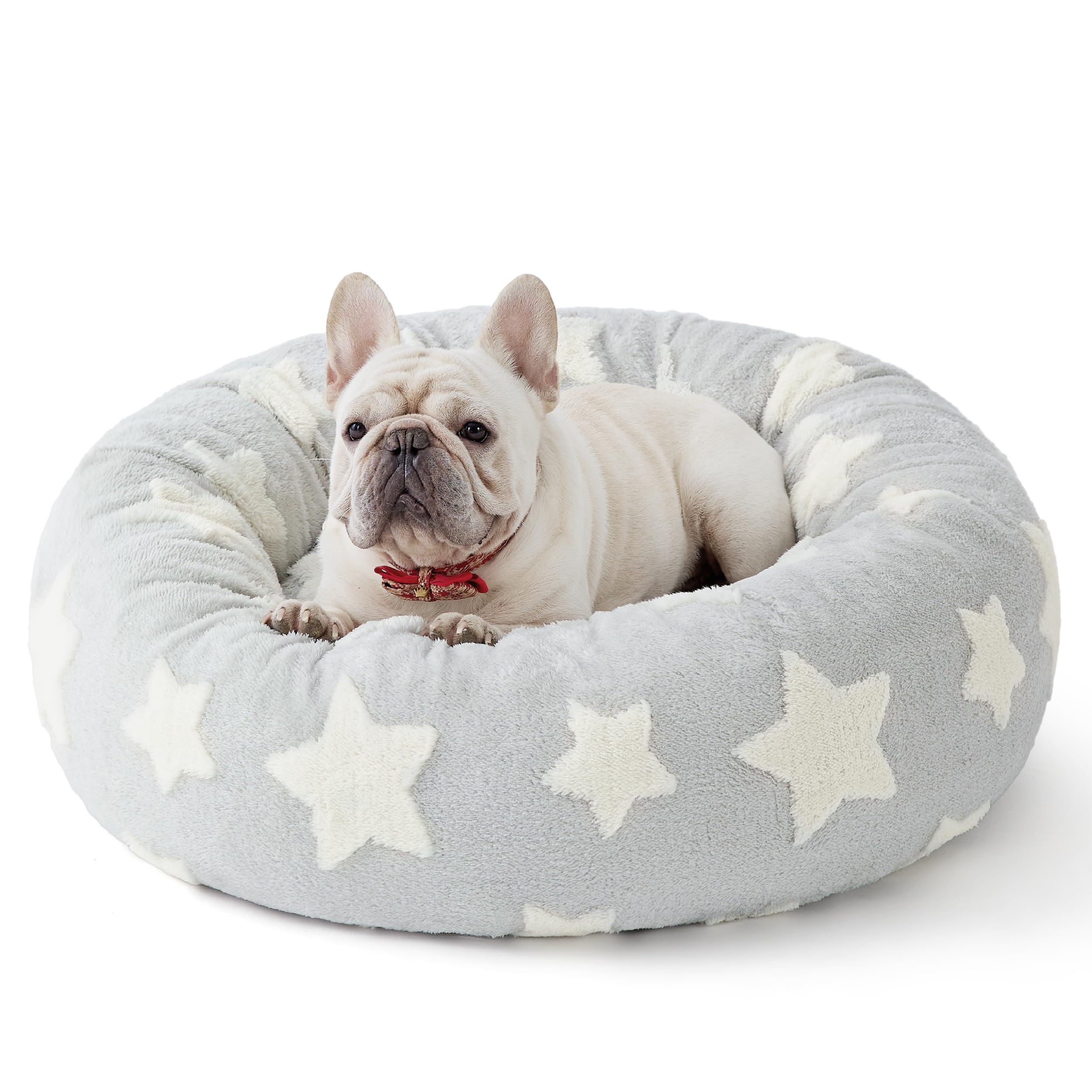 LE SURE Donut Bed checkboard-pattern image complements modern home style