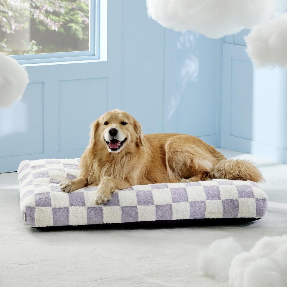 LE SURE Extra Large Dog Bed in purple color adds stylish comfort for pets