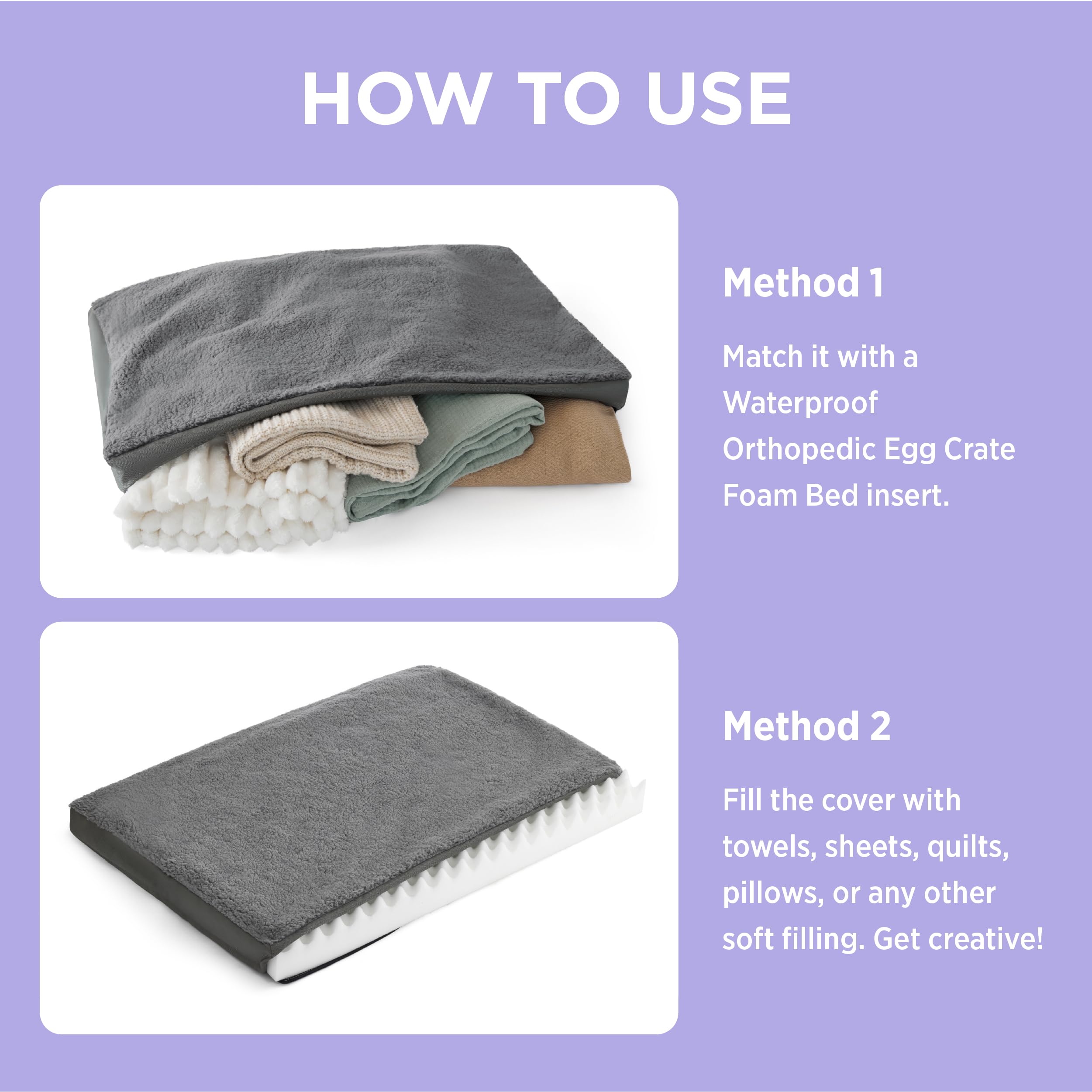 LE SURE machine-washable care guide image for easy cleanup