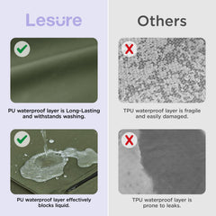 LE SURE orthopedic foam dog bed provides plush contouring comfort