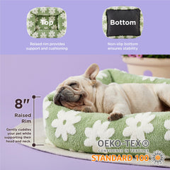 LE SURE Prints & Paws jacquard pattern enhances home decor while cozying your pet.