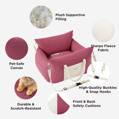 LE SURE storage pockets on sides for dog essentials