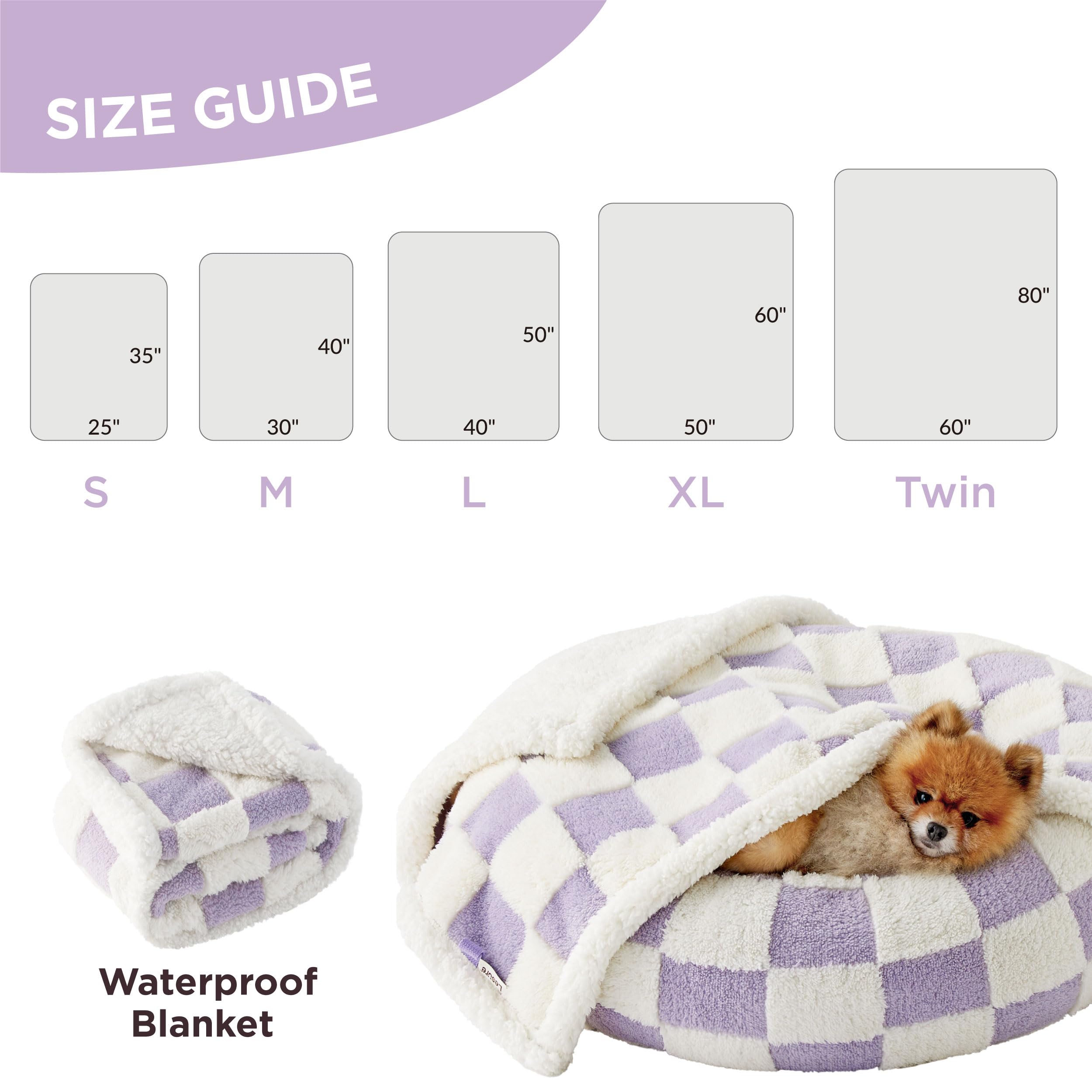 LE SURE washable dog blanket is easy to clean in cold water.