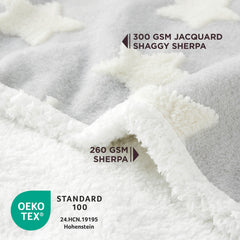 LE SURE waterproof dog blanket 3D textured star pattern adds stylish protection to living spaces