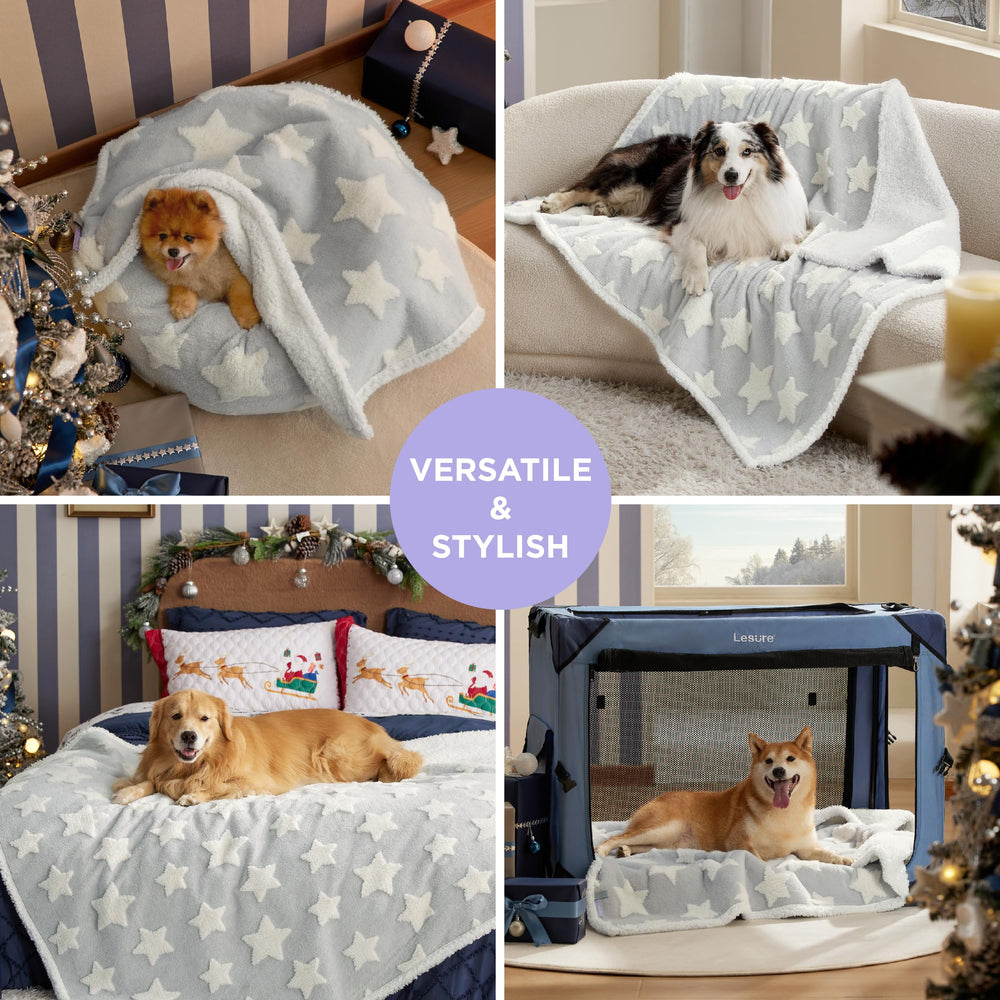 LE SURE waterproof dog blanket durable edge stitching supports claws and daily wear