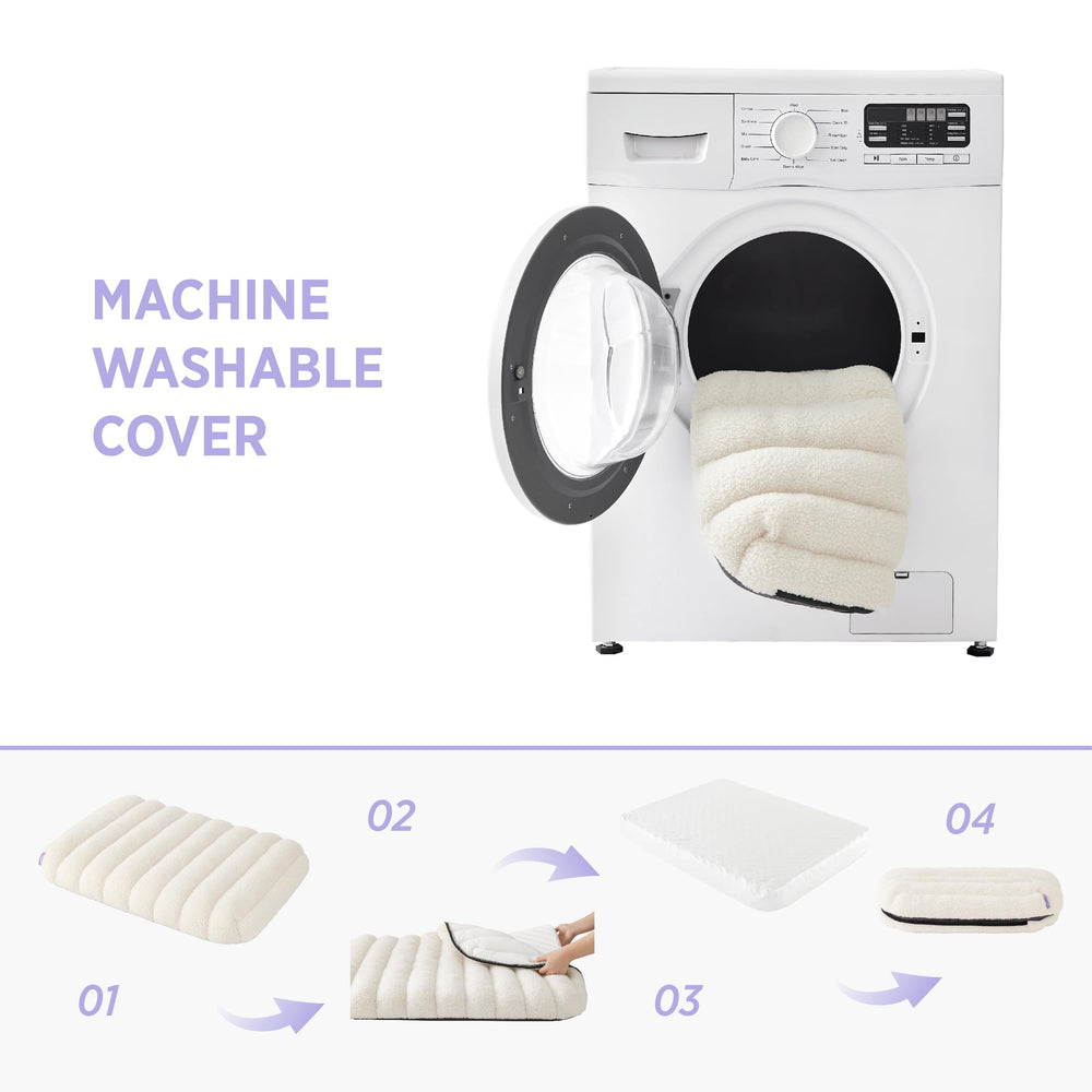 LE SURE waterproof liner shields foam and prolongs bed freshness