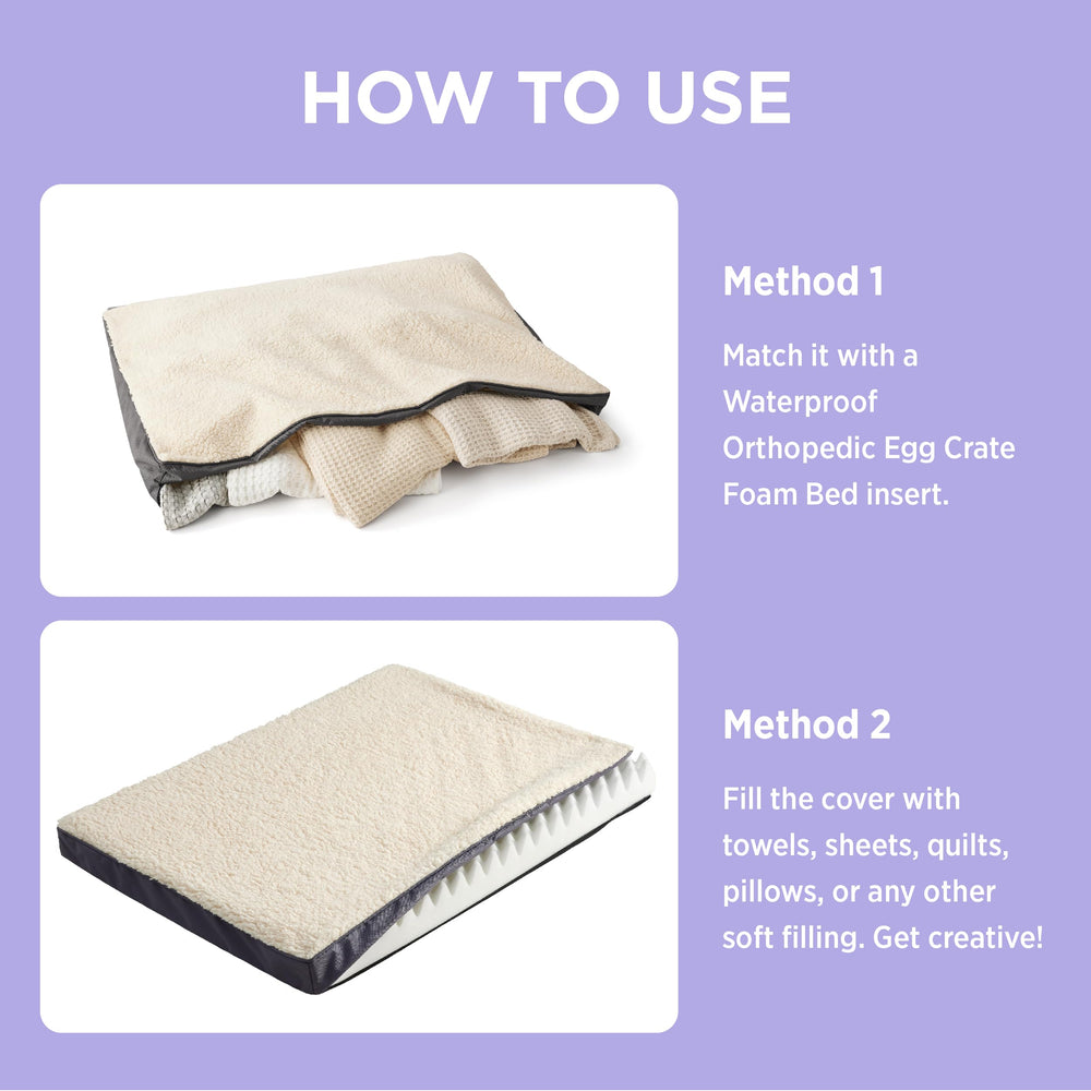 LE SURE XXL machine-washable cover keeps a fresh feel with gentle cycle care.