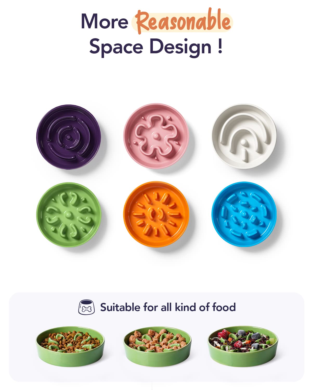 LE TAUCI clover green bowl ready for daily use with small pets.