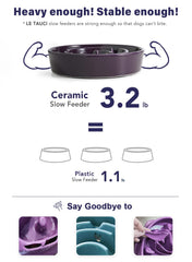 LE TAUCI ceramic bowl cleans easily after every meal