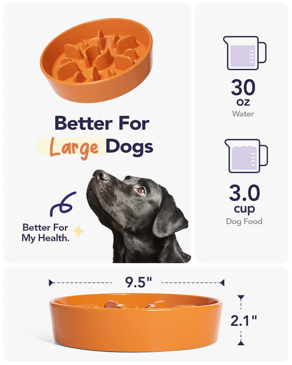LE TAUCI easy-clean ceramic surface makes post-meal cleanup quick.