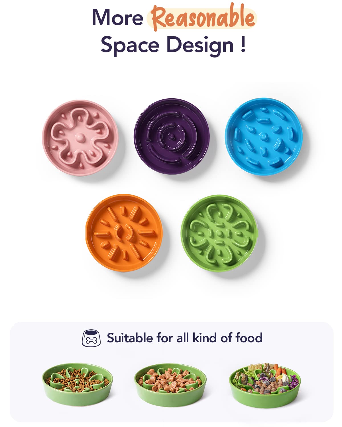 LE TAUCI elevated design fits small to medium breeds for comfortable feeding