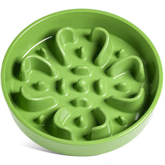 LE TAUCI slow feeder dog bowl ceramic 3 cups wide view reduces gulping during meals