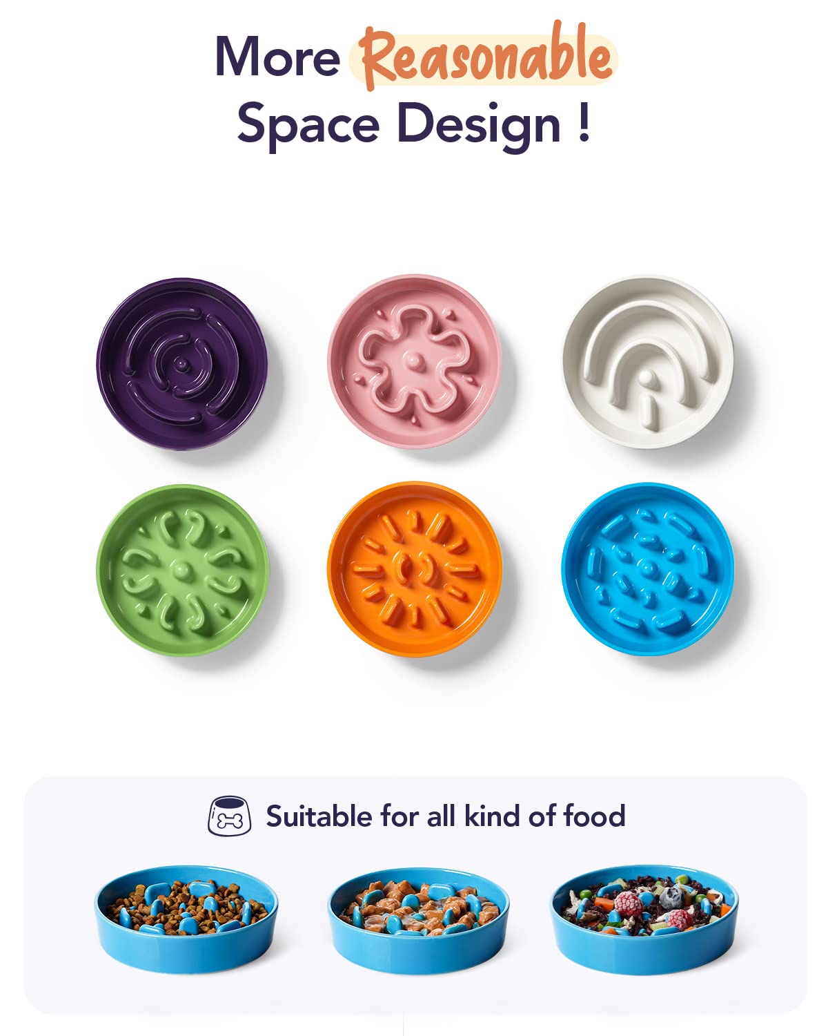 LE TAUCI Vortex Blue compact size suits small dogs and cats alike.