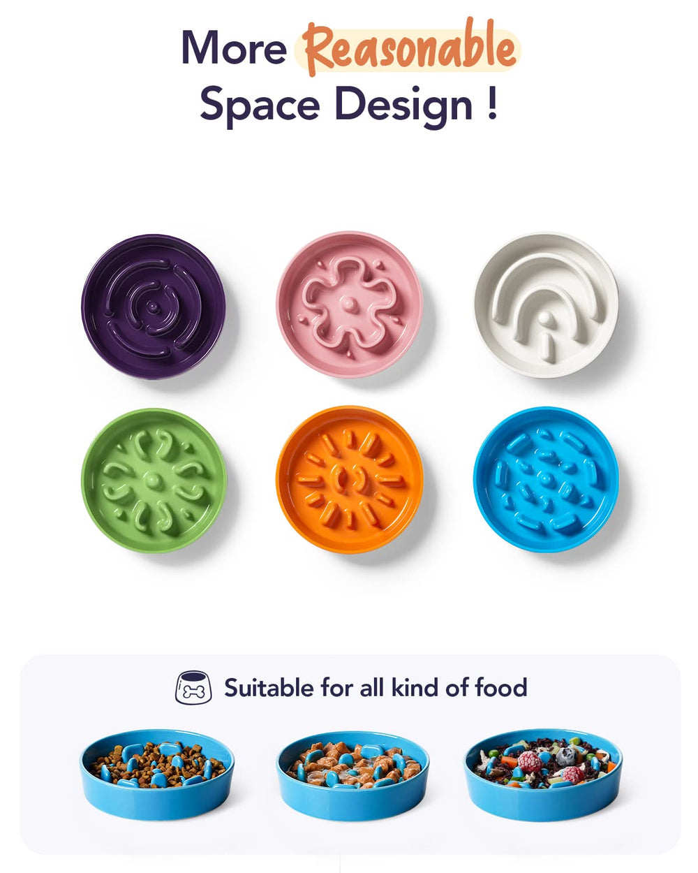 LE TAUCI Vortex Blue compact size suits small dogs and cats alike.