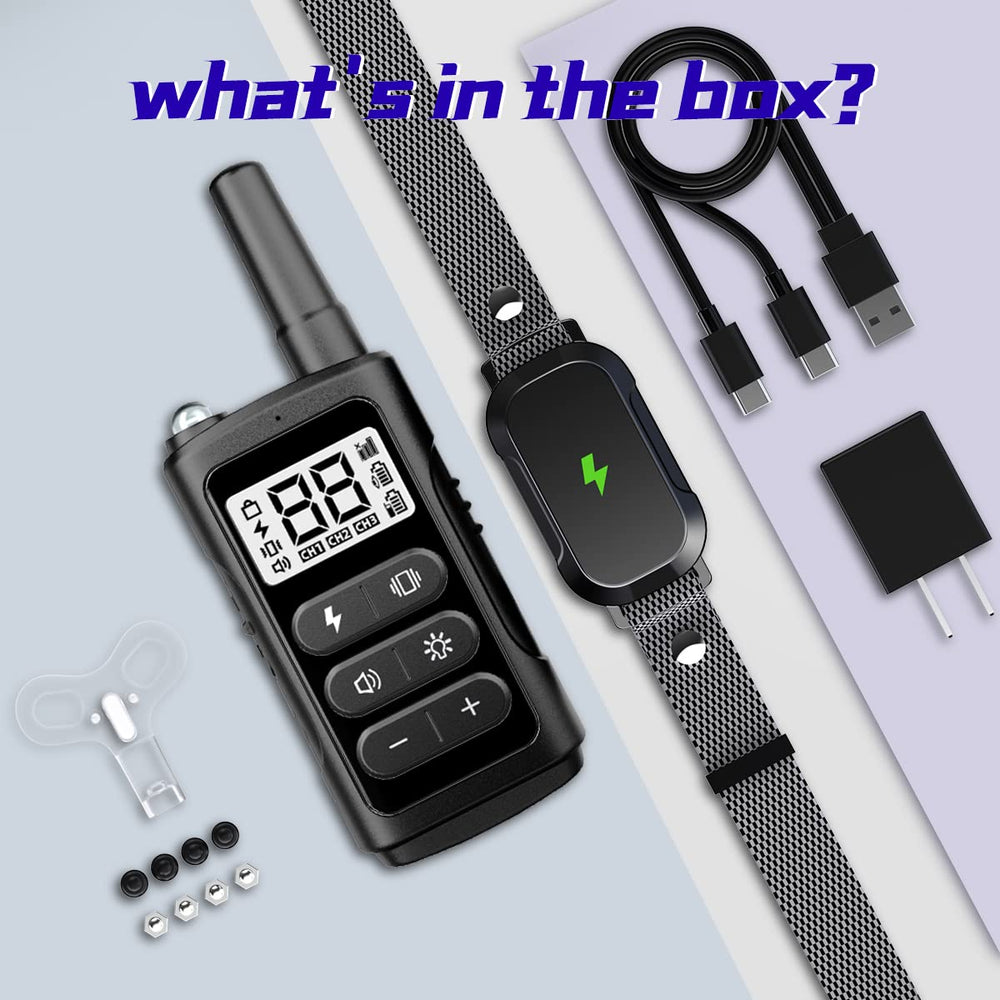 LeadGo dog training collar remote battery life shows extended use