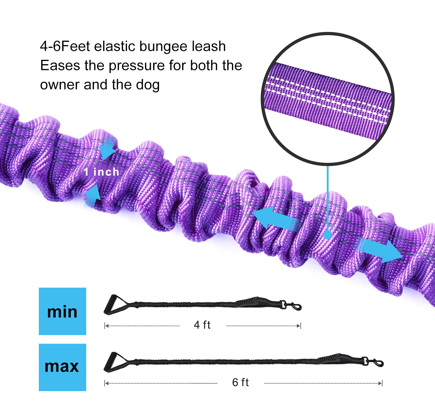 LEADSOM training leash with traffic handle supports careful guidance in crowded settings.