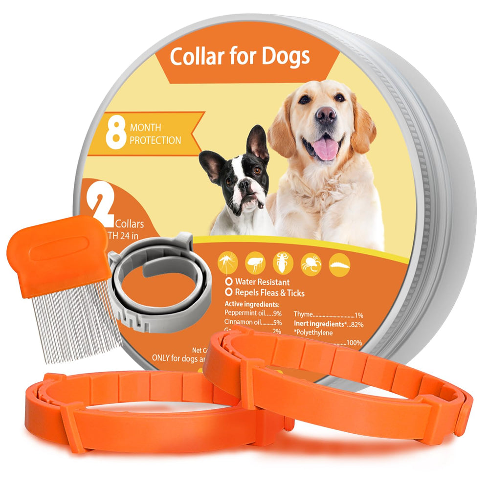 Leafloom flea collar packaging tin ready for easy at-home use and protection
