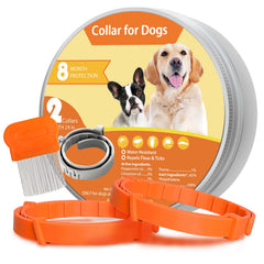 Leafloom flea collar packaging tin ready for easy at-home use and protection