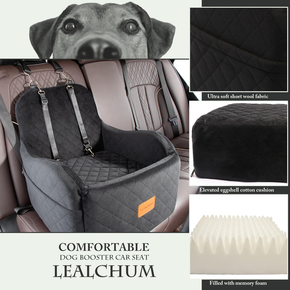 Lealchum dog booster detachable cover simplifies cleaning and maintenance