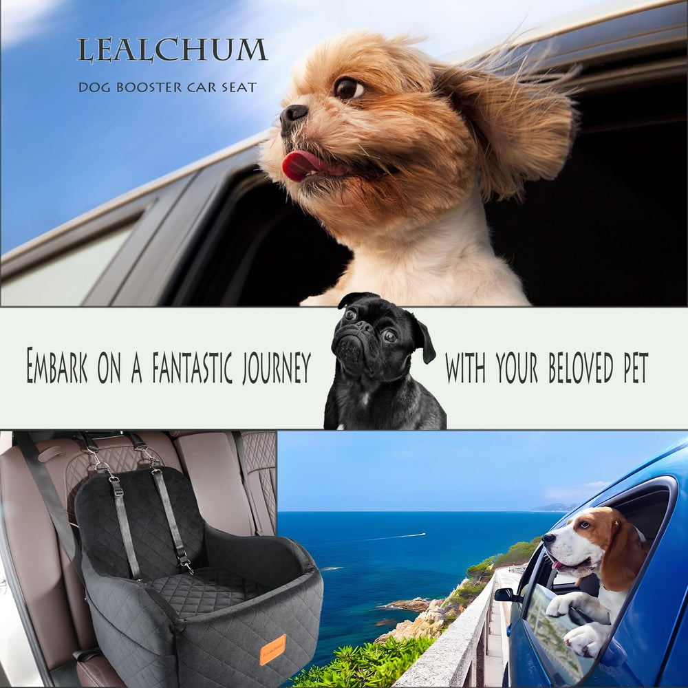 Lealchum dog booster strap and harness channel enhance stability