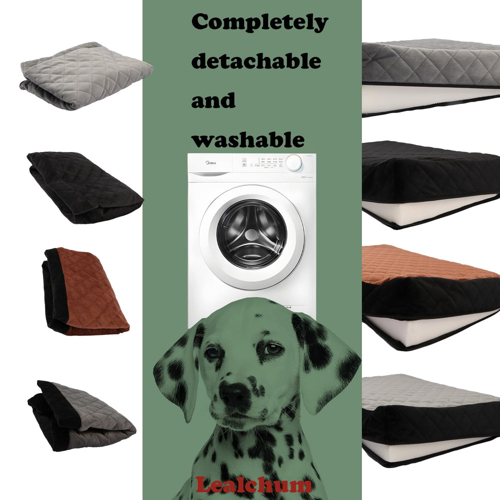 Lealchum dog seat durable zipper reinforces long-lasting construction