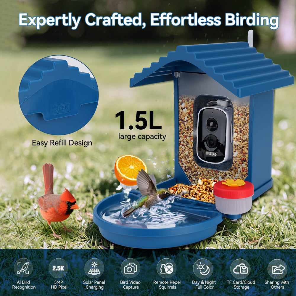 Leapbird bird arrival alerts notify you when birds approach your feeder.