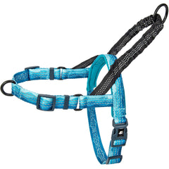 Leash Boss No Pull Harness front view with wave pattern for confident walks