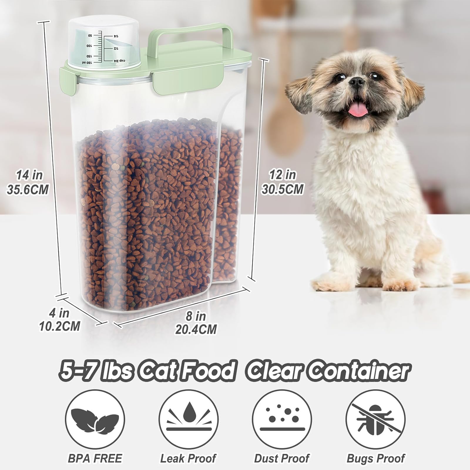 LEAWALK BPA-free PP plastic ensures safe, durable storage