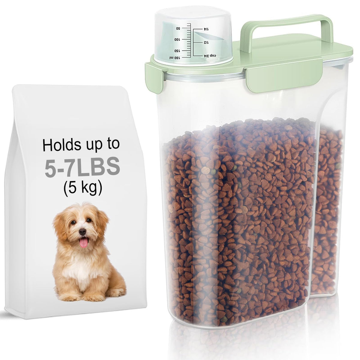 LEAWALK large-nozzle container enables easy pouring and precise portions