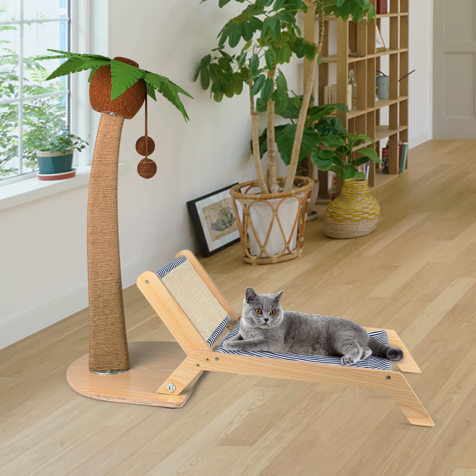 Lechansen soft-lounger fabric top provides cozy naps.