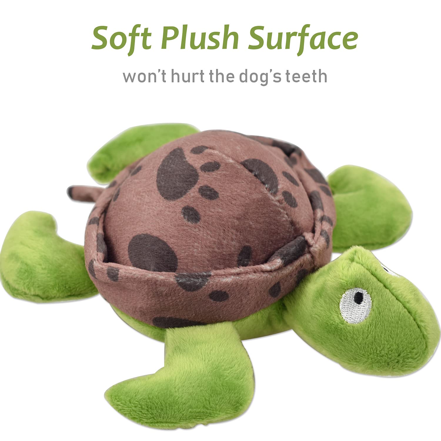 LECHONG 5Pack pig squeaky toy soft plush for teething play