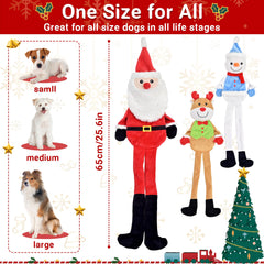 Lechong bear squeaky dog toy durable for fetch and chew