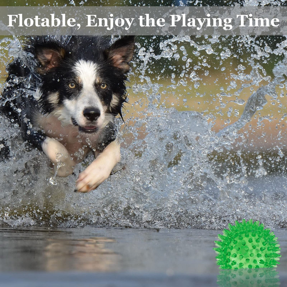 LECHONG spiky-ball durable tug – withstands rough games and chews.