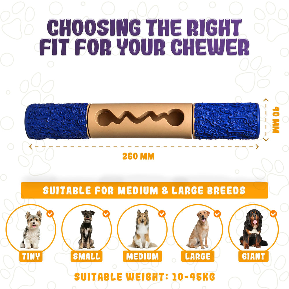 LEE BONBON indestructible dog chew toy suited for indoor and outdoor play.