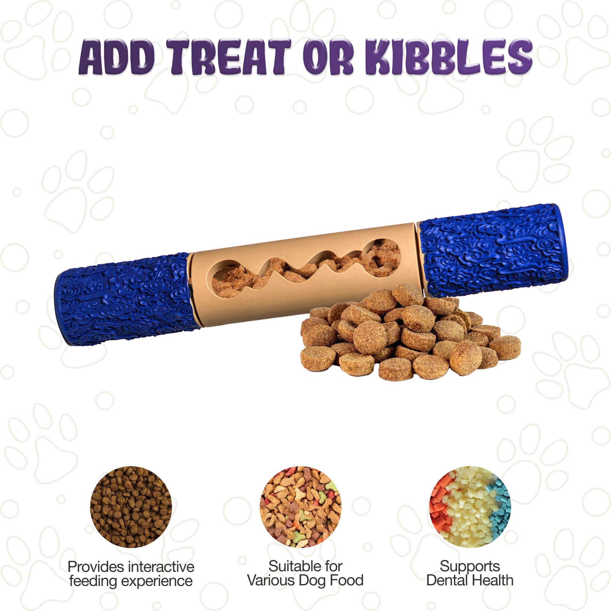 LEE BONBON indestructible dog chew toy helps teething puppies and grown dogs.
