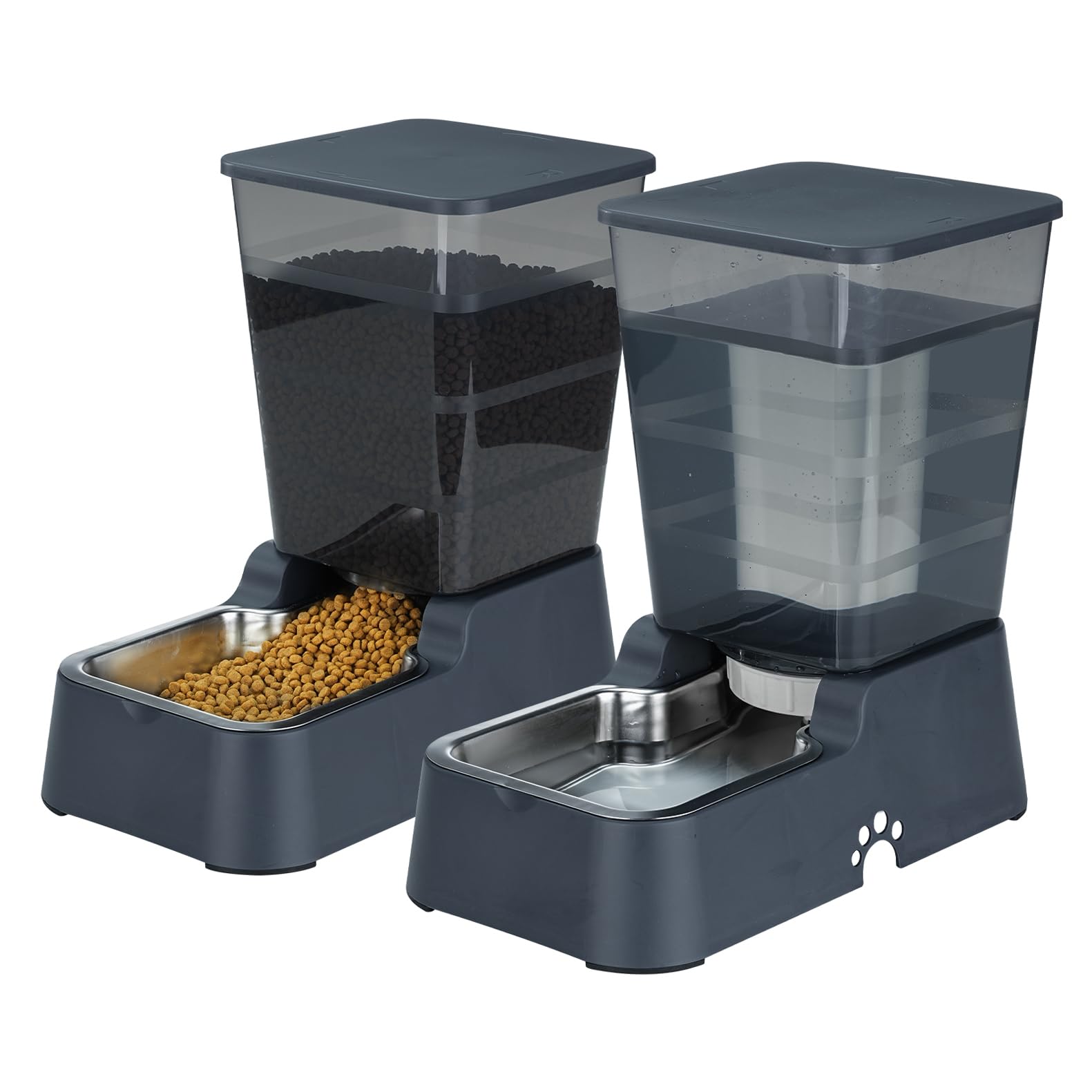 Leefele Automatic Waterer bottle and base for mess-free hydration on demand.