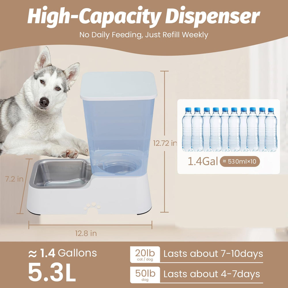 Leefele 5.4L capacity supports longer intervals between refills for busy households.
