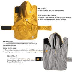 LeerKing raincoat inner cotton lining providing warmth on damp days