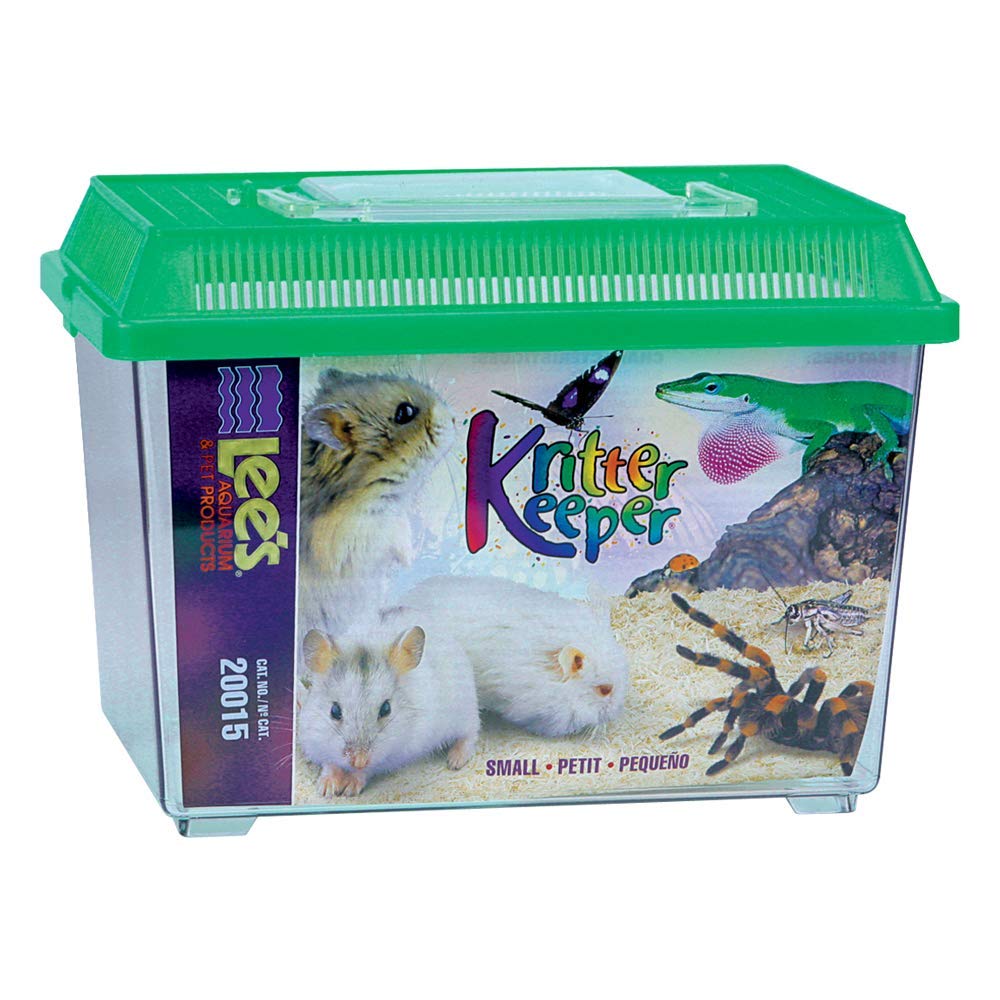 Lee's Kritter Keeper rectangle small colorful lids help color-code critter zones.