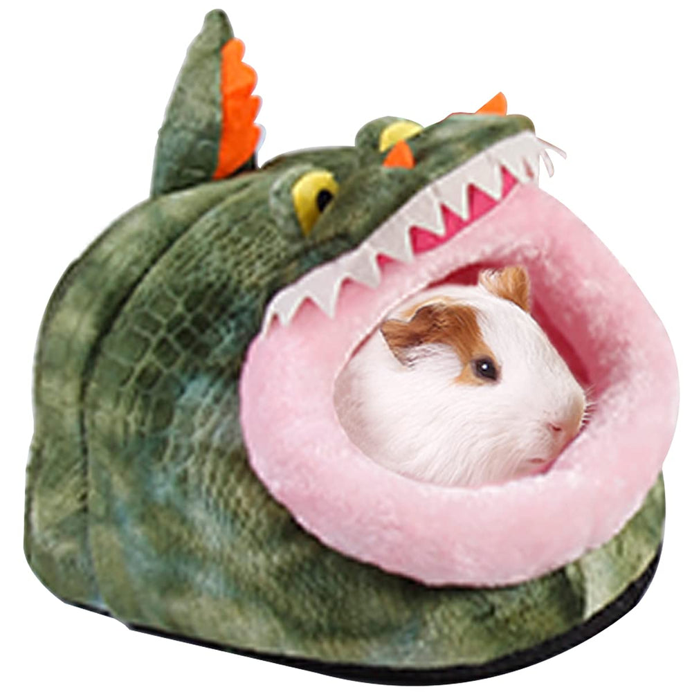 LEFTSTARER guinea pig bed soft plush close-up highlighting warm, cozy resting area.