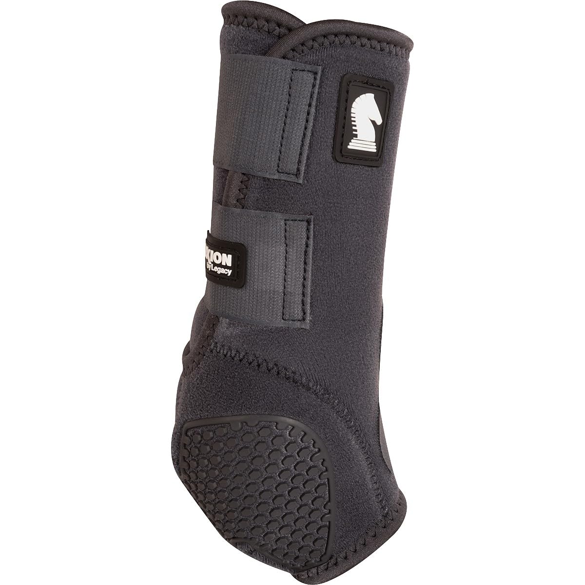 Legacy2 Flexion cradle fetlock front boot shows independent cells for motion.