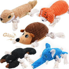 LEGEND SANDY hedgehog squeaky dog toy for teething and chew-friendly play
