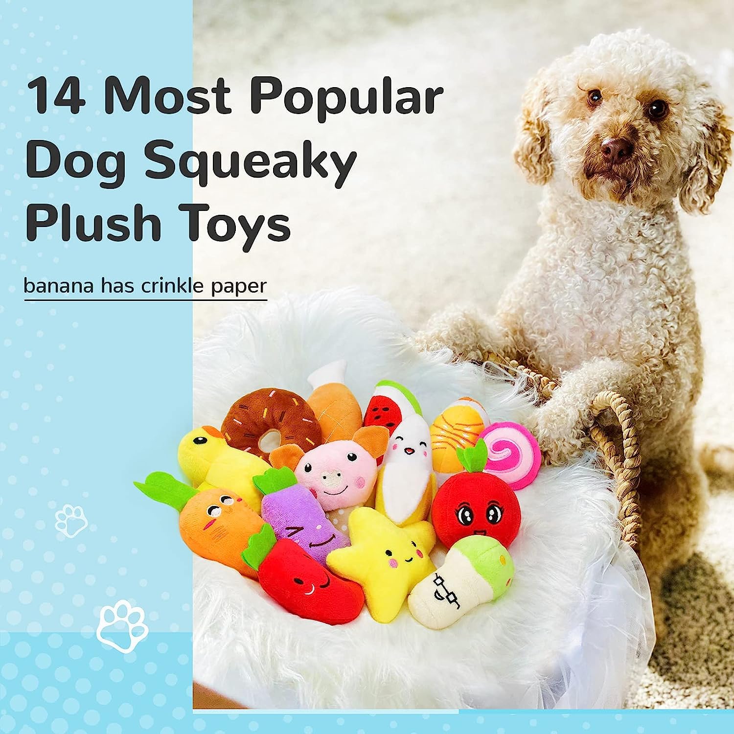 LEGEND SANDY pumpkin crinkle toy for sensory engagement during fetch