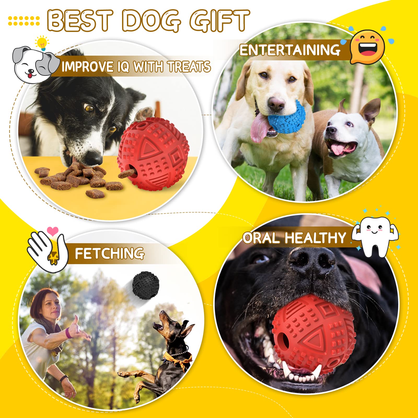 LEGEND SANDY chase-and-reward-ball encourages running, chasing, and tasty rewards.