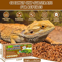 Legigo coconut-chip-fluffy-texture creates natural digging substrate.