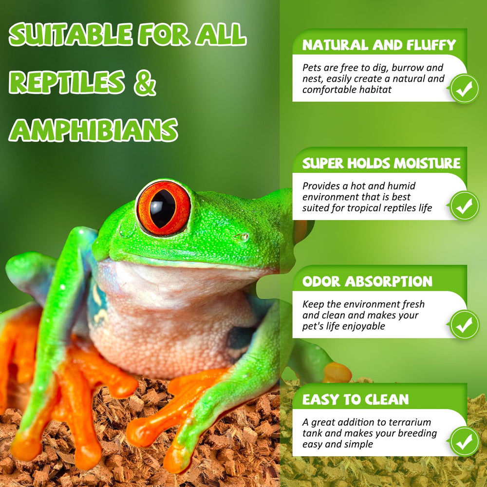 Legigo coconut chip substrate fluffy texture for natural habitat