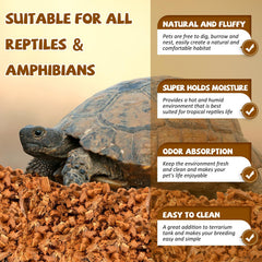 Legigo substrate humidity-activation helps maintain terrarium humidity.