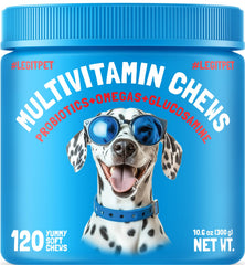 LEGITPET dog vitamins chews with glucosamine for joint support during activity