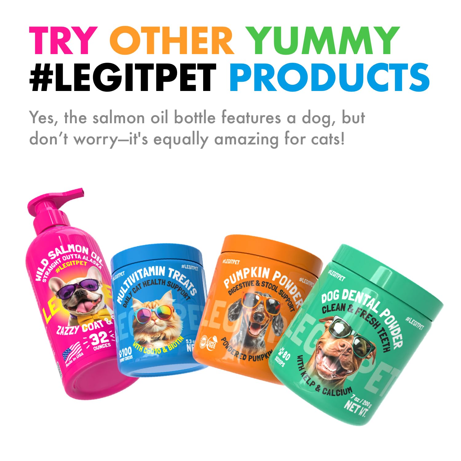 LEGITPET packaging bottle storage design for easy daily use